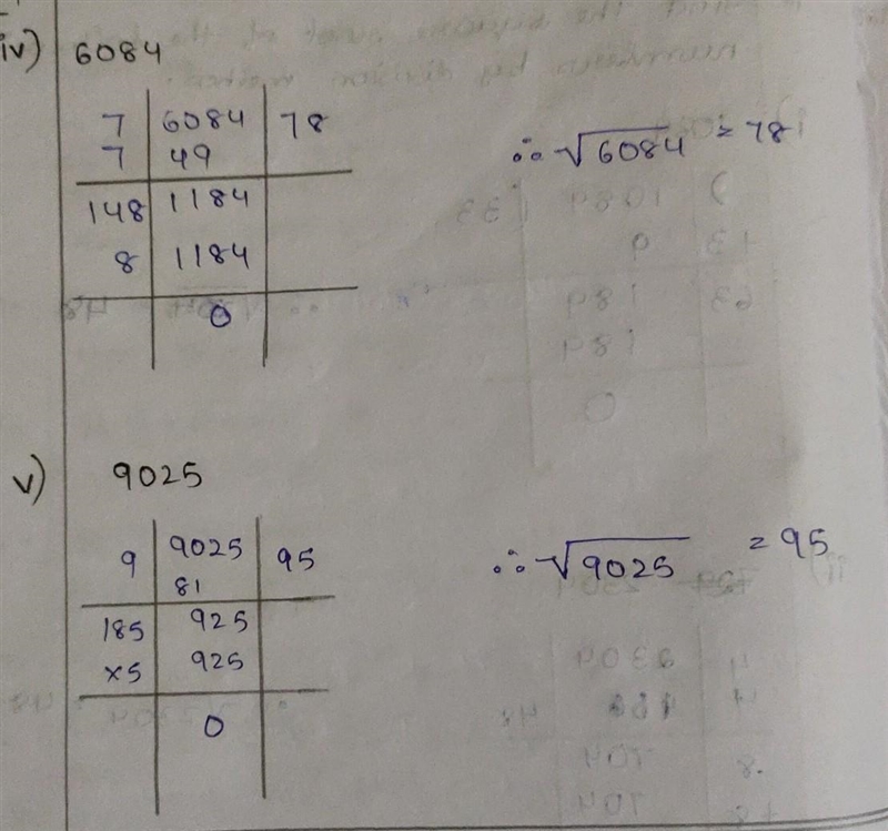 Find the square root of the following numbers by division method.​-example-2