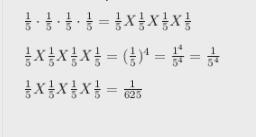 What expressions are equivalent to 1/5•1/5•1/5•1/5-example-1