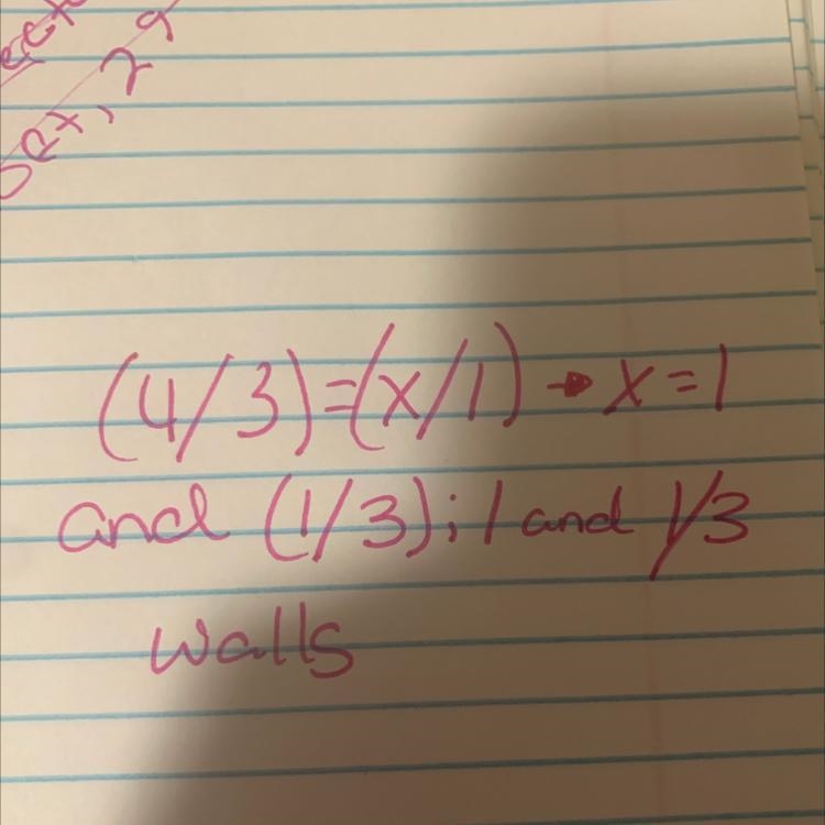 John painted 10 walls in 2 hours. Write an equation comparing walls painted to hours-example-1