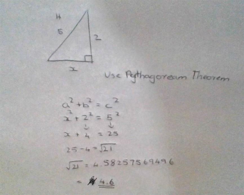 What’s the missing side length? Round to the nearest tenth please :)))-example-1