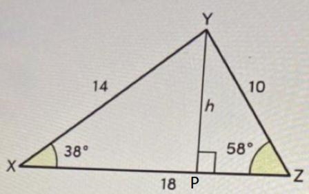 Which expressions correctly represent the area of the triangle XYZ?-example-1