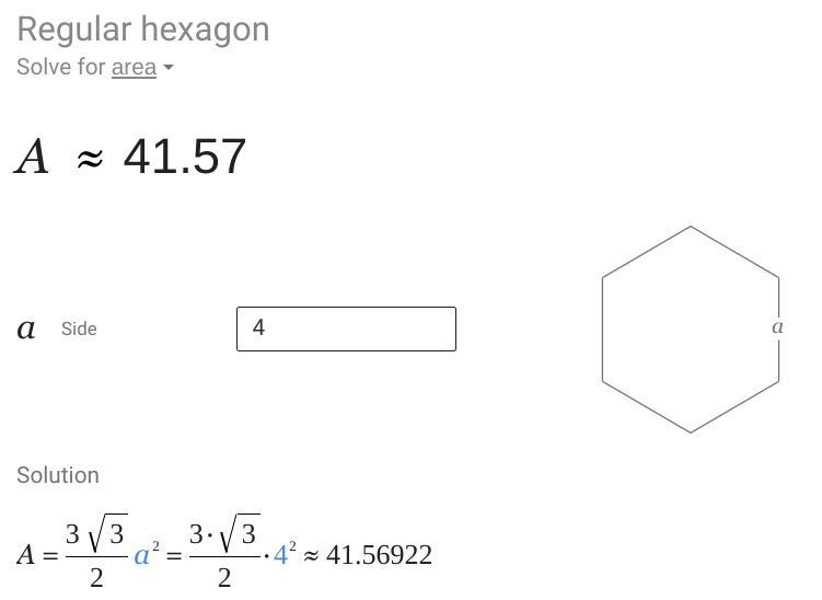 A pyramid has a regular hexagonal base with side lengths of 4 and a slant height of-example-1