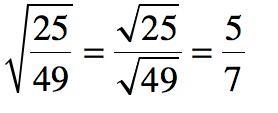 5.) Find the square root. * 25 49 Need help plz?-example-1