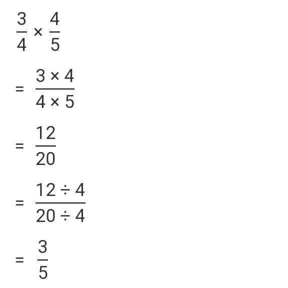 3/4 of 4/5 = ?????????????????-example-1