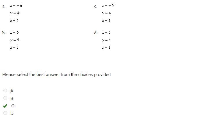 The row-echelon form of the augmented matrix of a system of equations is given. Find-example-1