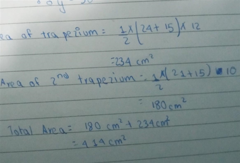 Find the area of given figure​-example-1