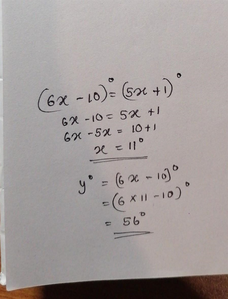 Given m n, find the value of x and y.-example-1