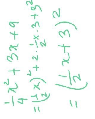 Write the expression as a square of a binomial if possible-example-1