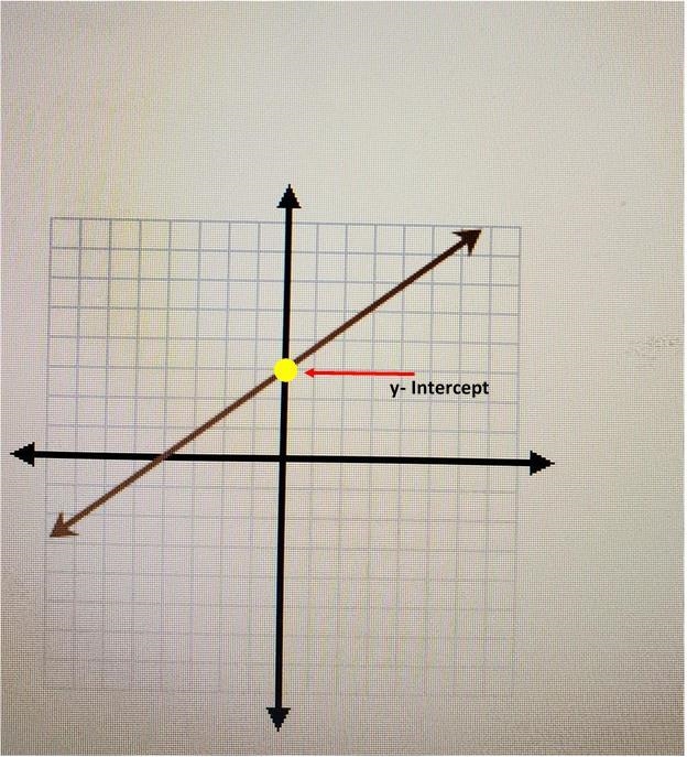 What is the y- intercept of the given graph​-example-1