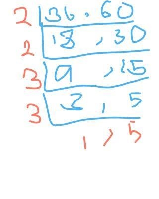 #8 i Find the LCM of 36 and 60 using prime factorizations. The LCM is-example-1