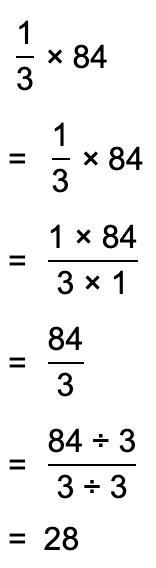 Chris was given 1/3 of the 84 cookies in the cookie jar. He ate 3/4 of the cookies-example-1