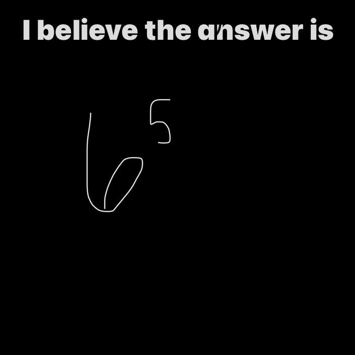Write an expression, using an exponent that is equivalent to 6 x 6 x 6 x 6 x 6. ​-example-1