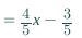 Write the equation in standard form: 4x - 3 = 5y-example-1