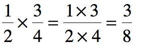 Solve 1/2 x 3/4 * A. 3/8 B. 4/6 C. 5/4 D. 4/8-example-1