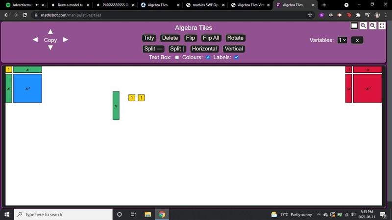 Draw a model to represent each expression.-example-1