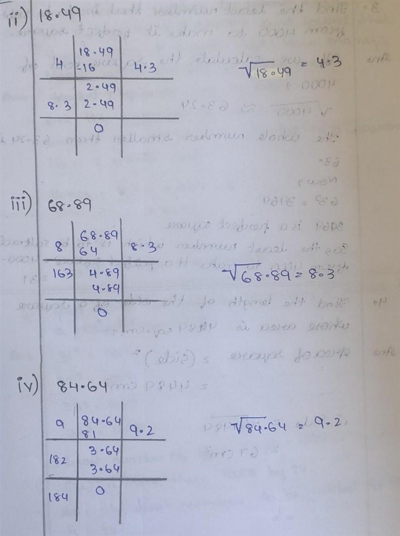 Find the square root of the following decimal numbers.​-example-2