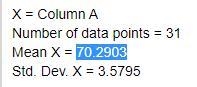 a. Fill in the midpoint of each class in the column provided. b. Enter the midpoints-example-2