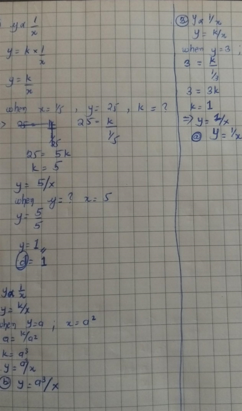 NO LINKS OR ANSWERING WHAT YOU DON'T KNOW? 1. Suppose y varies inversely with x, and-example-1