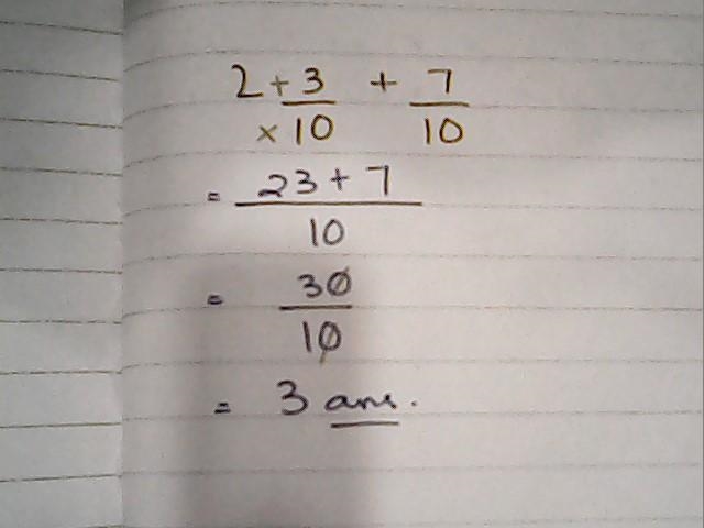 Hey can someone please help me with this quick math problem?? What's 2 (3)/(10) + (7)/(10) = ???? please-example-1