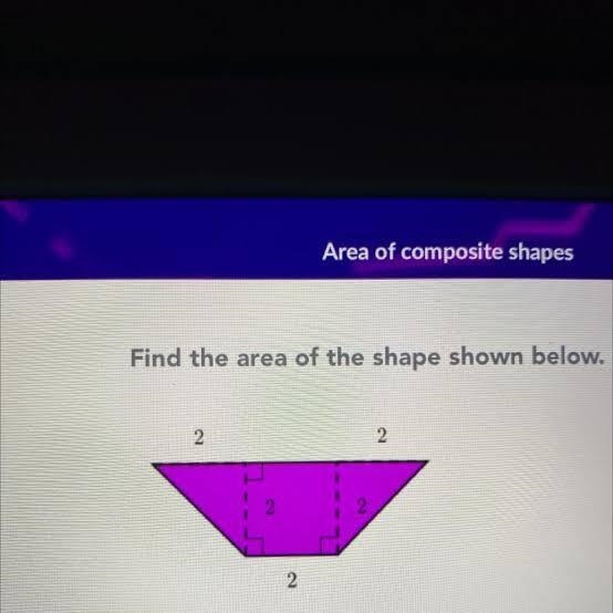 Area of composite shape Find the area of the shape shown below. 1 12 13 6-example-1