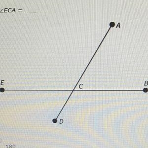 In the diagram, m < ACB = 65. m < ECD = A. 180 B. 115 C. 65 D. 90-example-1