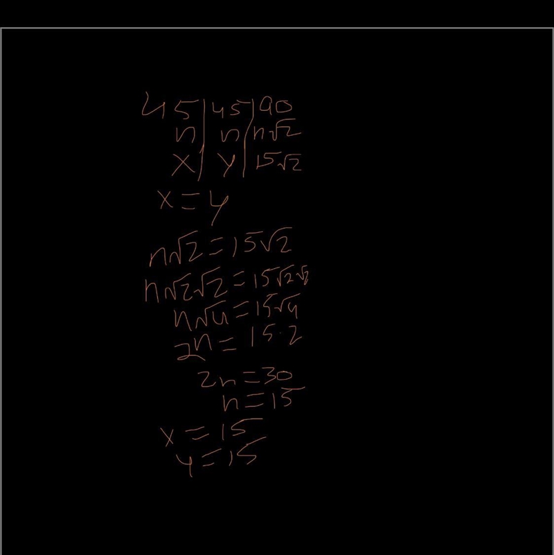 Find the missing lengths ​-example-1