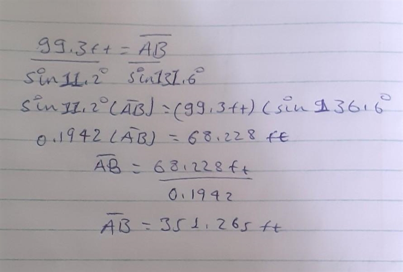 ASAP!!!!!!!!! Please show process!!! Using law of sines!!!!!!!! Thank you so much-example-1