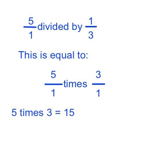 How do you divide 5 by 1/3-example-1