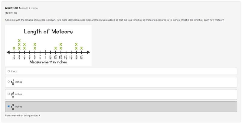 A line plot with the lengths of meteors is shown. Two more identical meteor measurements-example-1