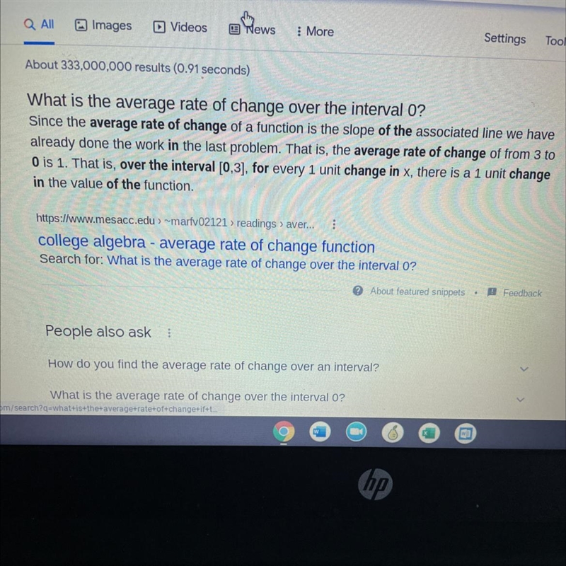 What is the average rate of change of f(x), represented by the graph, over the interval-example-1