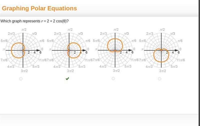 Consider the equation r = 5 sin(theta). Use the drop-down boxes to complete the sentences-example-2