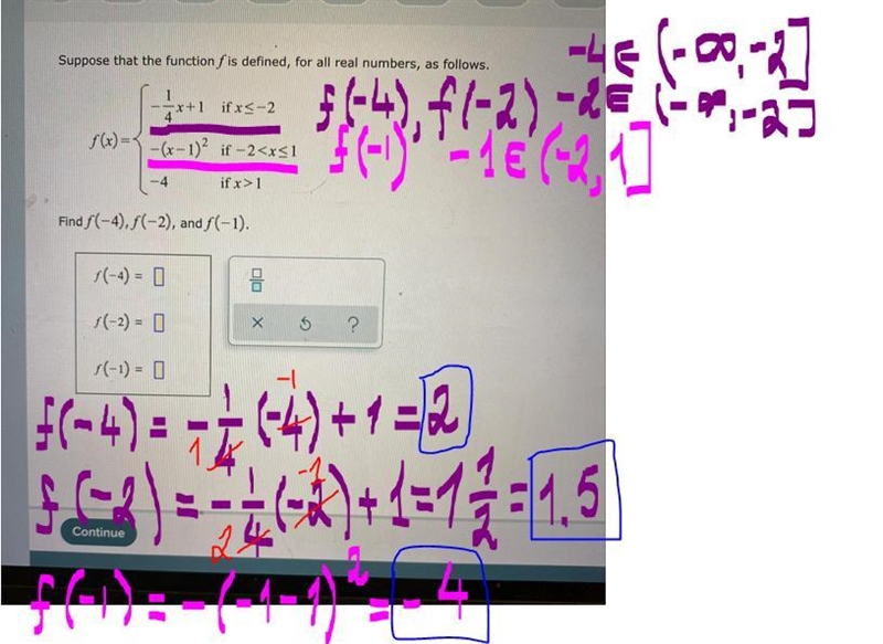 F(-4)= F(-2)= F(-1)=-example-1