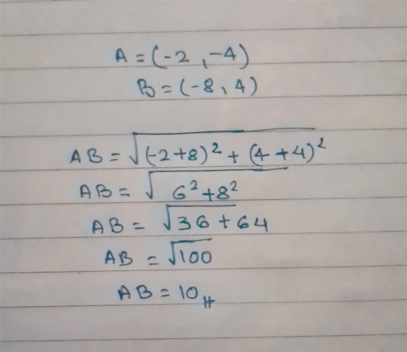 If A=(-2,-4) and B=(-8, 4) what is the length of AB? ​-example-1