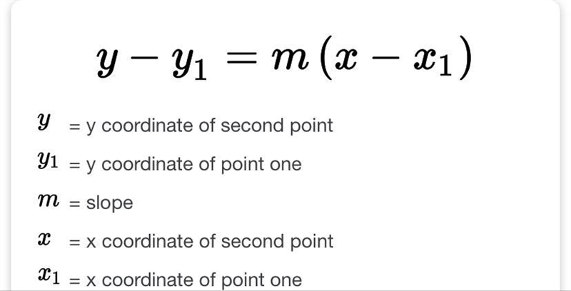 What is the slope of the line. y-3=5(x-2)​-example-1