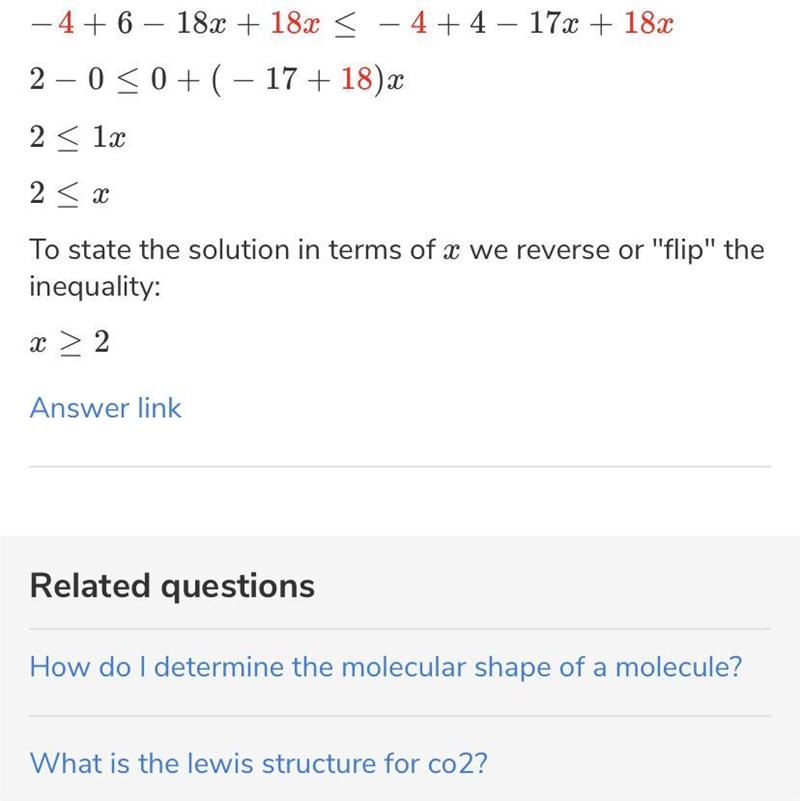 Solve 6-18x>4-13x - 4x-example-1