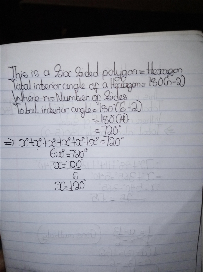 Write and solve an equation to find the value of X. please explain in details and-example-1