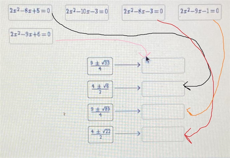 PLEASE PLEASE HELP ME Drag the tiles to the correct boxes to complete the pairs. Not-example-1