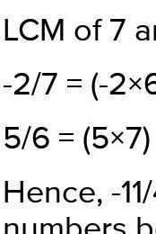 Find 2 rational numbers between -2/3 and -7/3​-example-1