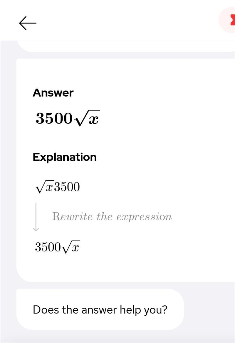 √(x) 3500-example-1