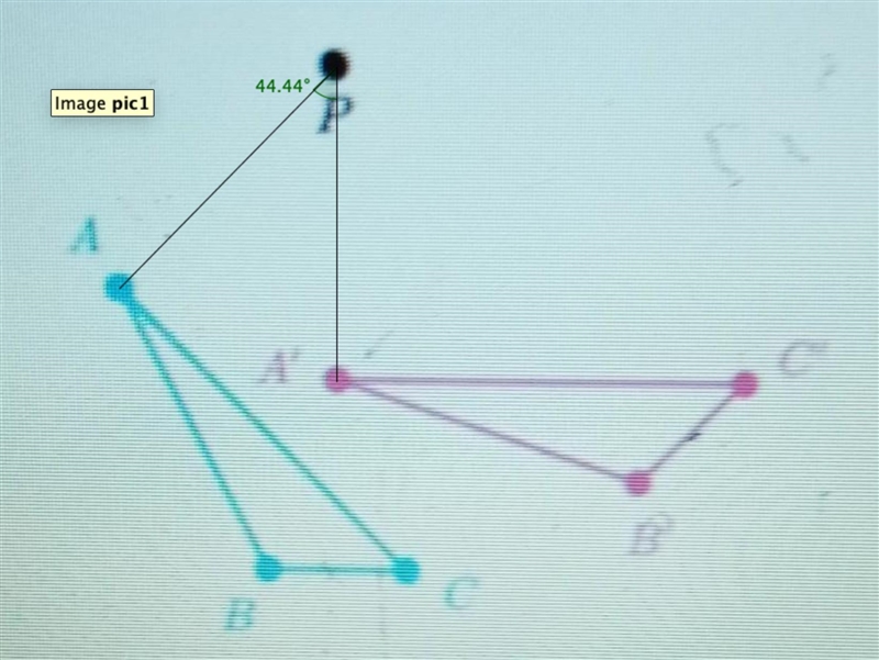 Determine the angle of rotation a. -75 b. -45 c. 45 d. 75​-example-1