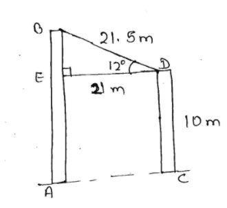 A tightrope walker attaches a cable to the roofs of two adjacent buildings. The cable-example-1