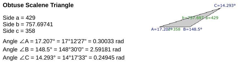 Solve the triangle.-example-1