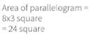 Find the area of the parallelogram.-example-1