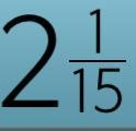 5 × ( 1 / 3 + 2 / 5 ) = write your answer as a mixed number-example-1