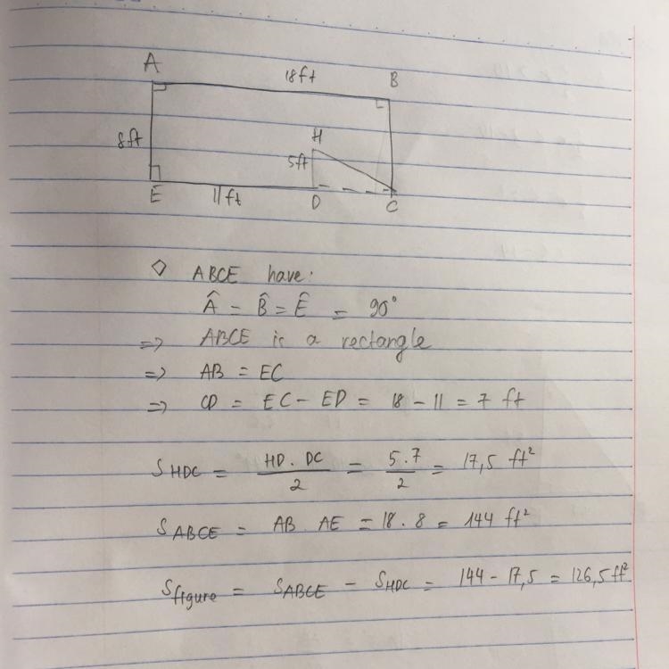 What is the area of the composite figure-example-1