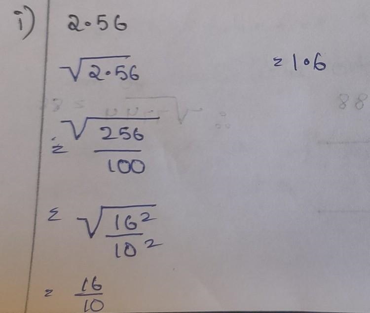 Find the square root of the following decimal numbers.​-example-1