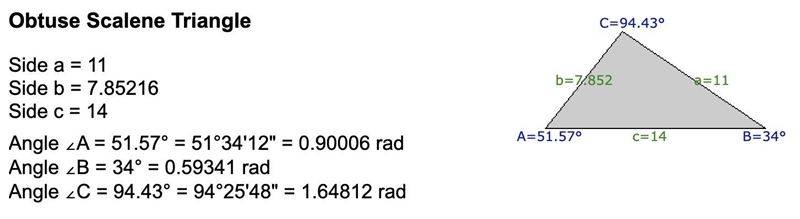 8 14 А 34° 11 b A b = 578.36 B b = 7.85 С b = 61.66 D b = 24.05-example-1