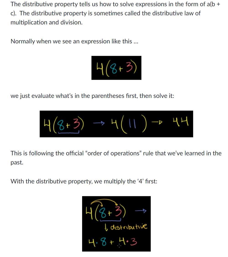 Explain distributive property-example-1