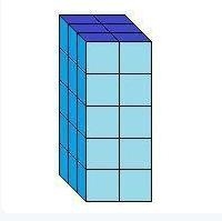 The prism below is made of cubes which measure 1/3 of an inch on one side what is-example-1