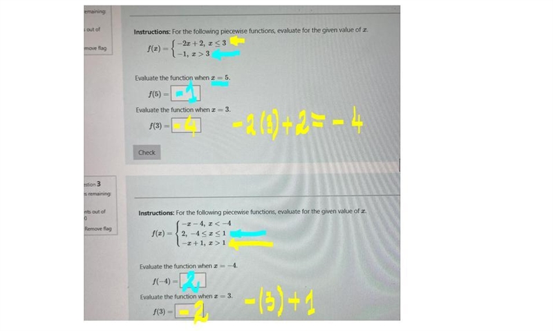 Evaluate the functions-example-1